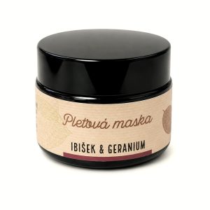 Face mask Hibiscus & Geranium