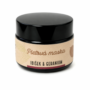 Face mask Hibiscus & Geranium